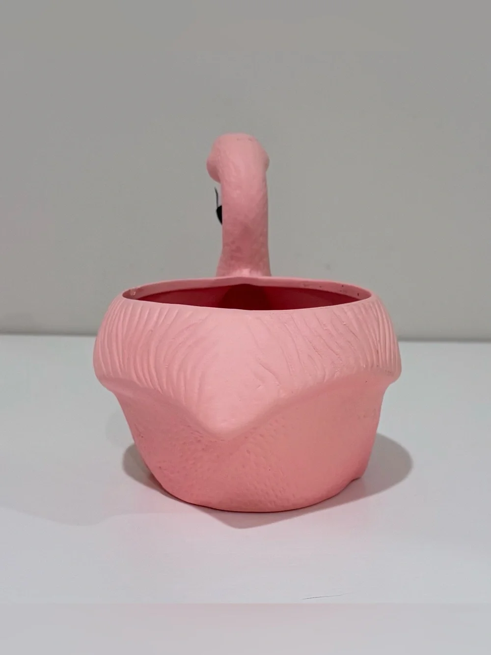 Trader Joe’s Ceramic Pink Flamingo Planter
